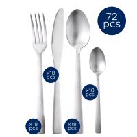 San Ignacio Cubertería de 72 Piezas en Acero inoxidable Mate, Set completo para 18 Servicios, Diseño elegante y resistente - details 9