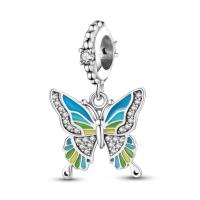 Encantos De Viaje Para Café Plata Charms Para Perros Y Gatos Corazón De Cuentas Adecuados Para Pulsera Original DIY Tendencia Clásica Vintage Romántica - details 303