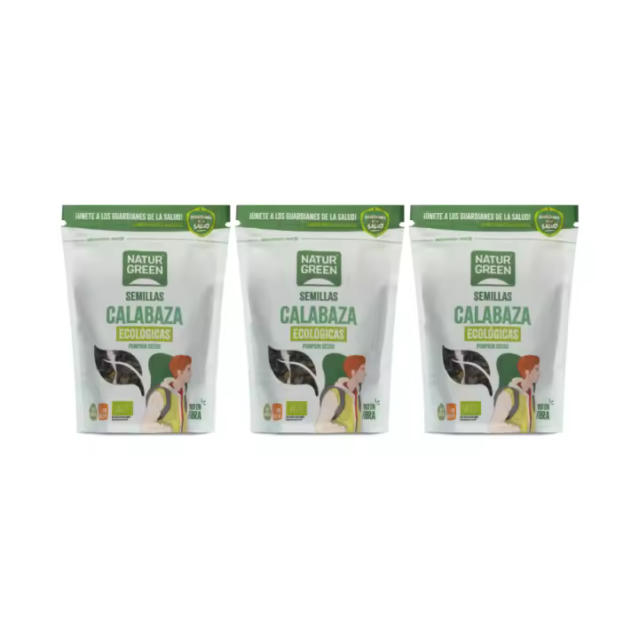 Pack 3x Semilla de Calabaza Bio 225g NaturGreen - 1