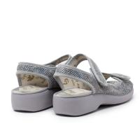 GARZON 3600-215GRIS Zapatillas de estar por casa mujer 36799 XLV SANDALIA REJILLA DALMA GRIS PERLA - details 1