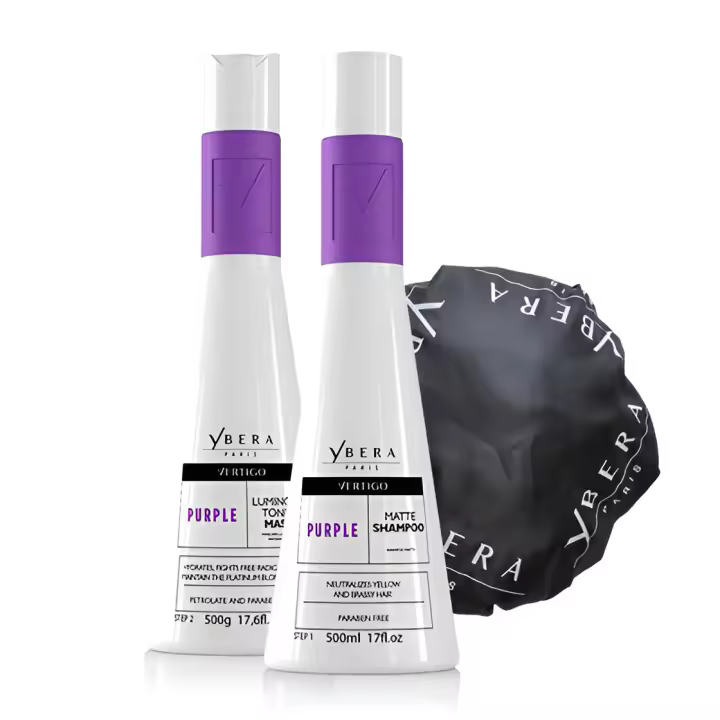 Ybera Paris Pack Matizador Vértigo para Cabello Rubio - Hidratación Eliminando Tonos Amarillos - 1