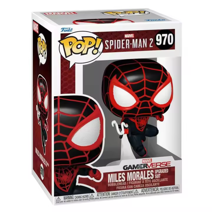 FUNKO POP! SPIDER-MAN 2 - MILES MORALES (TRAJE MEJORADO), 76108, Nº970, TIENDA CON LICENCIA OFICIAL - 1