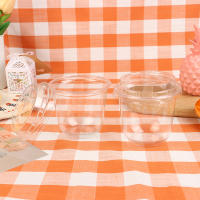 10Pcs Copas De Mousse Desechables De 10Oz Con Tapa Cajas De Plástico Transparentes Para Helado Postre Picnic Jalea Yogur - details 6