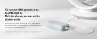 Official | Xiaomi Smart Desktop Air Circulation Fan, Ligero y portátil, Apto para todos los entornos, Carga portátil gracias a su puerto tipo C, Úsalo en cualquier momento y lugar, Distribución de aire automática tridimensional - details 3