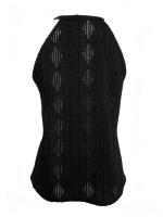 Chaleco De Verano Para Mujer Nuevo Jacquard Hueco Suéter Tejido Sin Mangas Moda Transpirable Casual Top Para Mujer - details 18