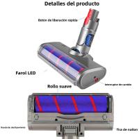 Cabeza De Cepillo Suave Para Aspiradora Dyson V7 V8 V10 V11 V15 Pieza De Repuesto Para Cepillo De Piso Material Nylon Y ABS - details 2