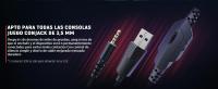 Cascos Gaming para Ps5 Ps4 PC, Auriculares Gaming con Micrófono de Cancelación de Ruido Sonido EstéReo 3D 50 mm Drivers, 90° Orejeras Giratorias para Switch Xbox Teléfono PortáTil - details 5