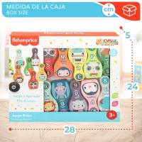 WOOMAX Fisher-Price Juego bolos de madera - details 5