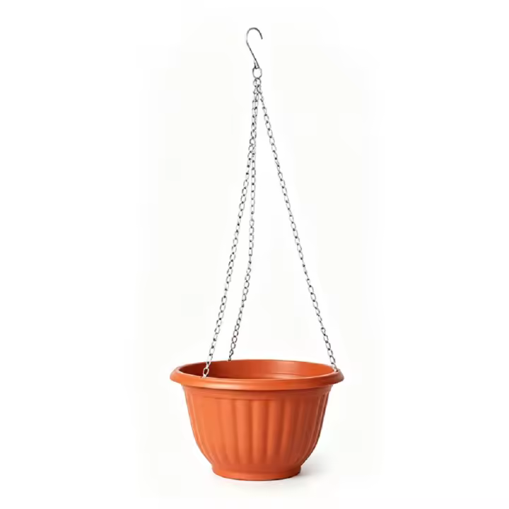 Maceta Colgante de Plástico, 2 Tamaños y 3 Colores Disponibles, para Plantas de Interior y Exterior - 1
