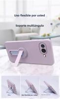 Funda De Silicona Líquida Para Google Pixel 9a Soporte De Soporte Antichoque Compatible Con Pixel 8 pro 8a Protector De Teléfono Suave Con Funda Trasera - details 4