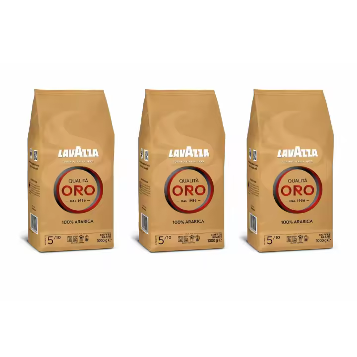 Lavazza, Qualità Oro, Café en Grano 3*1kg - 1