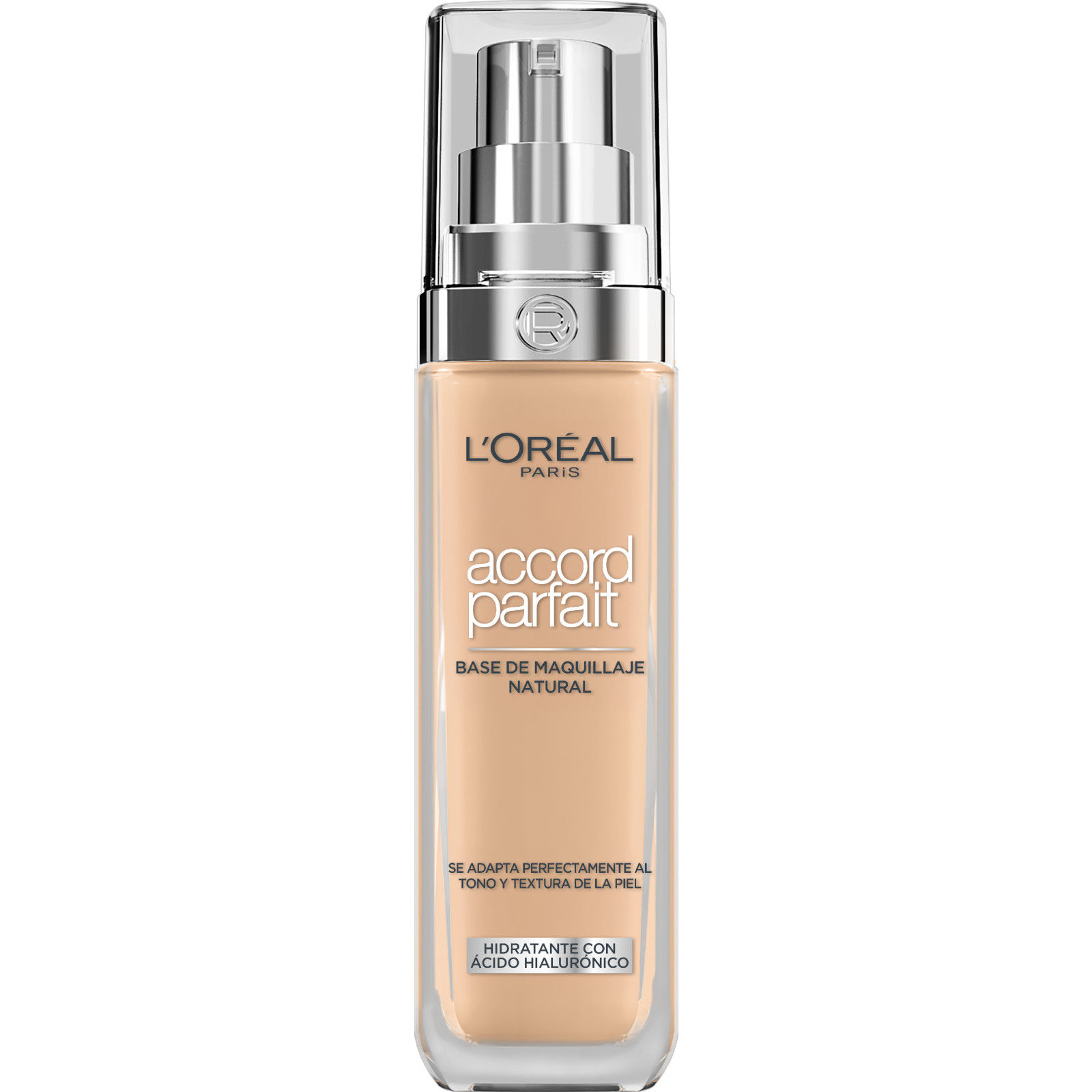L'Oréal Paris | Accord Parfait base de maquillaje con ácido hialurónico, SPF20. 30ML