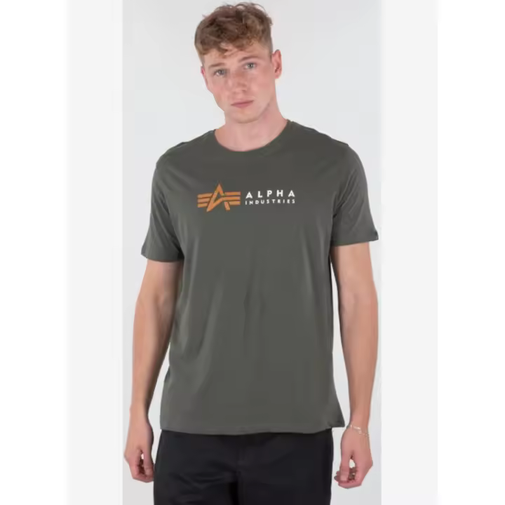 ALPHA CAMISETA LABEL DARK OLIVE - 1
