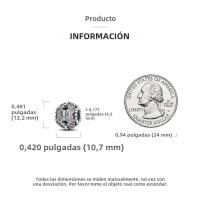 Encanto De Mariposa Plateado En Plata Con Circonia Bola Redonda Colgante Para Pulsera O Collar DIY Joyería De Moda Irregular - details 43