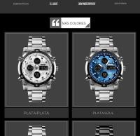 Reloj Digital Skmei 3 Tiempos Con Pantalla Retroiluminada Reloj De Pulsera De Cuarzo Para Hombre Correa De Acero Inoxidable Estilo Lujo Resistente Al Agua - details 5