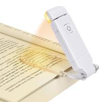 Luz De Libro Recargable USB LED Ajustable Para Protección Ocular Clip Portátil Luz De Marcaje Para Lectura En Cama Coche - details 0