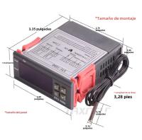 Controlador De Temperatura Digital STC-1000 220V 12V Con Dos Relé Termostato Para Incubador Calefacción Enfriamiento Termorregulador - details 7