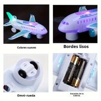 Juguete De Avión Para Niños Con Luces Y Sonidos Modelo De Avión Adecuado Para Colección Y Regalos De Navidad Y Cumpleaños - details 5