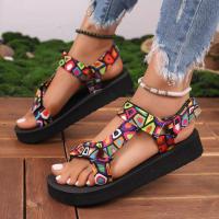 SP Nuevas sandalias de Playa de estil étnico con Velcro y Suela Gruesa de verano a juego para Mujer Talla 43. - details 13
