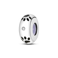 Encantos De Viaje Para Café Plata Charms Para Perros Y Gatos Corazón De Cuentas Adecuados Para Pulsera Original DIY Tendencia Clásica Vintage Romántica - details 273