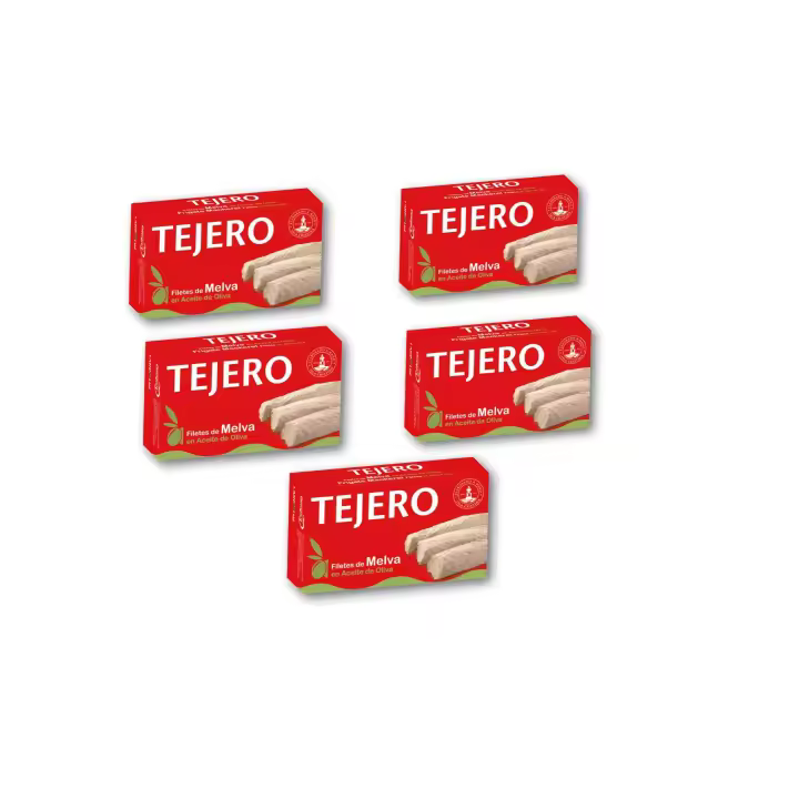 5 unidades - Filete de Melva en Aceite Oliva TEJERO 85gr. - 1