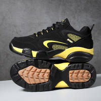 Zapatos De Deporte Para Hombre Talla Grande Color Bloque Trendy Antideslizantes Con Cordones Duros Y Duraderos Para Actividades Al Aire Libre - details 8