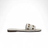 Calzados soraia, Sandalias Planas de Mujer con Punta Cuadrada, Diseño Clásico Tipo Slide, Corte Anatómico en la Empeine, Sandalia Abierta de Verano para Uso Diario, Oficina o Paseo Casual Preppy Elegante Trenzado - details 7