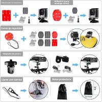 Kit De Accesorios Para Cámara De Acción Compatible Con Gopro Hero 12 11 10 9 8 7 6 5 4 Max Mount Session YI 4K SJCAM EKEN Osmo AKASO APEMAN Resistente Al Agua - details 8