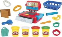 Play-Doh Caja registradora con divertidos sonidos, accesorios de comida y 4 colores plastilina +3 años Hasbro - details 1