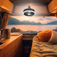 Aktive - Ventilador silencioso, Ø17 cm, incluye trípode y soporte trasero, luz LED blanca, 3 velocidades de aire, cargador USB incluido, carga en 1,5-5 horas, ventilador silencioso para dormir, viajar - details 5
