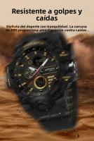 Reloj Militar Para Hombre SANDA Resistente Al Agua 50M Reloj De Pulsera Digital Con Luz LED Y Alarmas Deportivo Resistente Al Shock - details 12