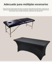 Mesa Rectangular Plegable De 6FT Para Exterior Resistente Al Desgaste Para Catering Fiesta Banquete Hotel Con Toalla De Mesa Elástica - details 2