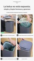 Cenicero Eléctrico Sensor Automático 16L Lanzador De Basura Sin Contacto Para Cocina Y Baño Caja De Basura Impermeable Con Tapa Para El Hogar - details 8