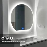 Tira De LED COB USB 5V Con Sensor Táctil De Espejo De Vidrio Acrílico Luz De Maquillaje Decorativa Para El Hogar Dimmer - details 0