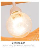 Lámpara Colgante De Bambú Moderna De 30cm Artesanal Para Sala De Estar Comedor Dormitorio Lámpara De Luces Vintage Con Técnica De Tejer a Mano - details 10