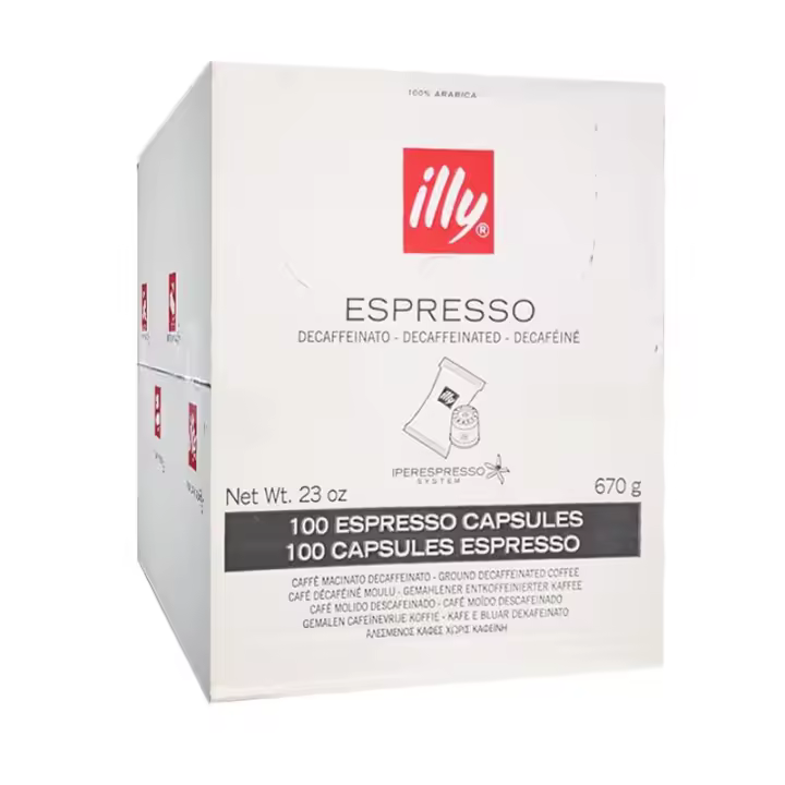 100 cápsulas Espresso Descafeinado Iperespresso Illy - 1