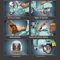 Bloques De Construcción De Motocicleta Técnica 1:5 1828pcs Juguete De Vehículos De Carreras Para Niños Regalos Bloques De Motocicleta MOC T4025 - details 6