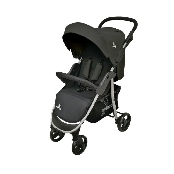 Silla de paseo América 2 Ónix - Cómoda silla de paseo con respaldo regulable y ruedas extraíbles - 1