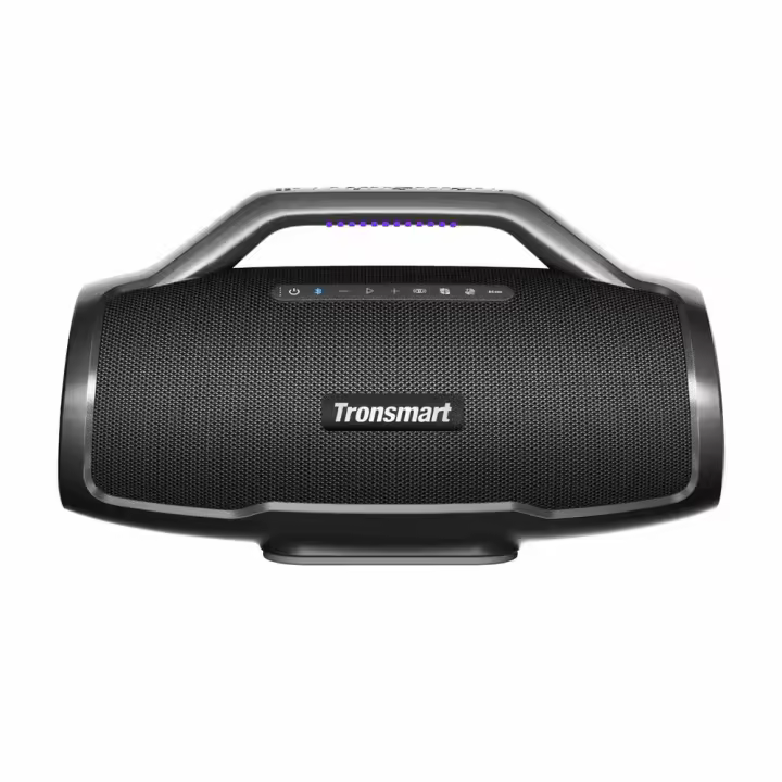 Tronsmart Bang Max Altavoz Bluetooth portátil, altavoces potentes con graves profundos, audio de tres frecuencias, altavoz inalámbrico de 130 W, 24 H, impermeable IPX6, altavoz exterior Bluetooth 5.3, correa portátil para actividades al aire libre - 1