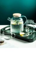 Tetera De Vidrio Borosilicogeo De 1.8L Transparente Resistente Al Calor Gran Taza Clara Para Té Flor Puer Kettle Set Herramienta Para Oficina Y Hogar - details 18