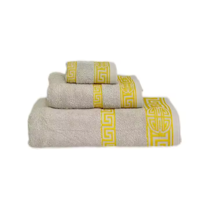 ILOVEHOME - Juego de Toallas de Baño 100% Algodón 450G - Set de 3 Piezas en Colores Variados , Incluye una toalla de tocador (30x50cm), una toalla de lavabo (50x100cm) y una toalla de sábana (100x150cm) - 1