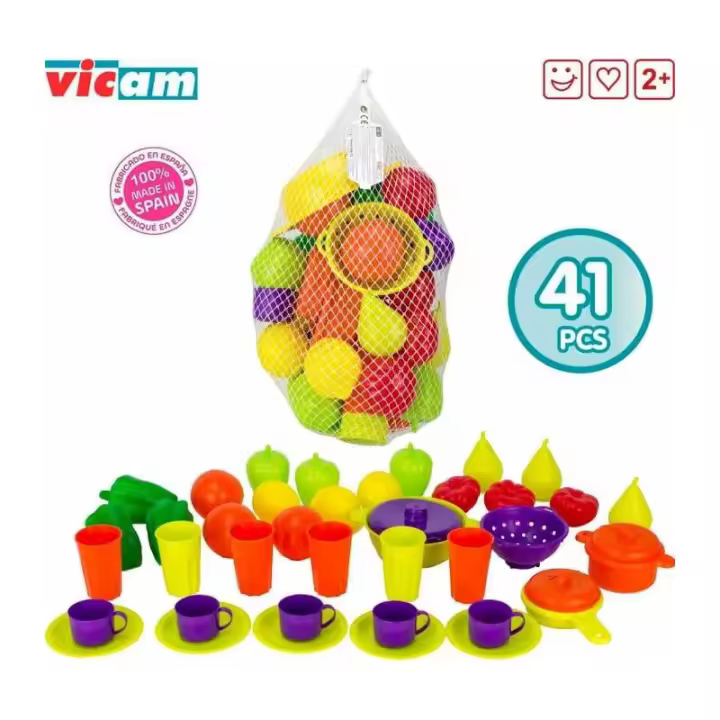 Surtido de 41 piezas con menaje, frutas y verduras de Vicam - 1