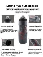 Botella De Agua Para Bicicleta BOLANY 610ML Protección Contra El Calor Y El Hielo Capa Doble Equipo De Ciclismo Copa Para Exterior PP5 - details 5