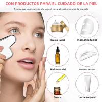 Juego De Roller De Hielo Para El Rostro Set De Cuidado Facial Herramienta De Masaje Facial Gua Sha De Acero Inoxidable Cubo De Hielo Para Contorno Y Levantamiento - details 2