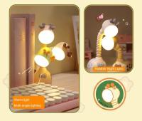 Lámpara Nocturna Girafa Recargable Y Retráctil Para Oficina Hogar Escritorio Dormitorio Decoración Para Camas De Estudiantes - details 15