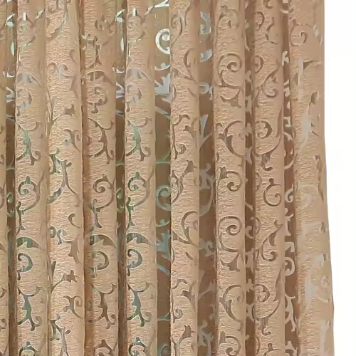 Leejoom Cortinas De Ojolet Lujo Europeo Para Sala De Estar Floral Jacquard Tulle 1PC Translúcida Para Ventana Estilo Jaquear - 1