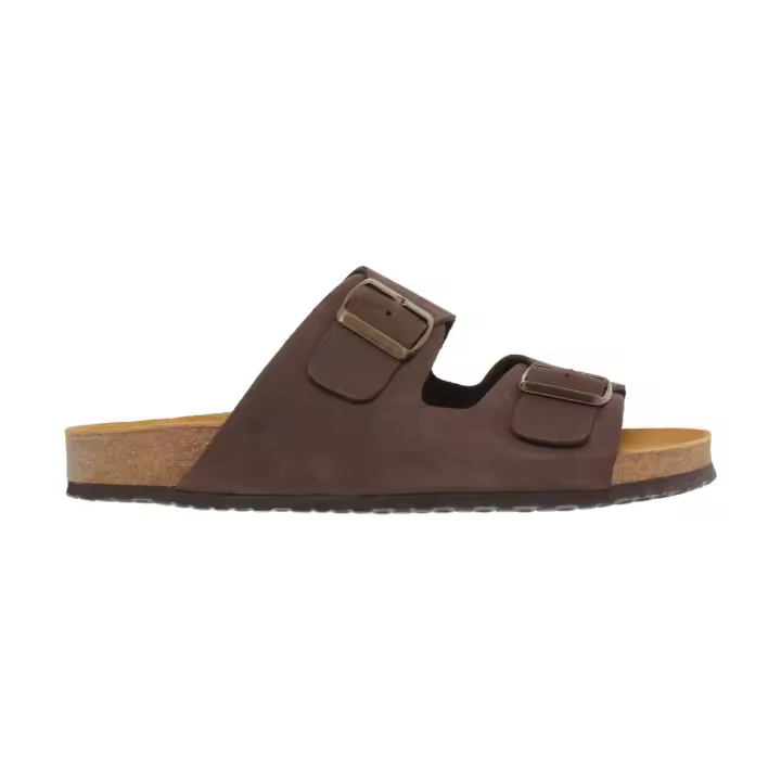 Sandalias Bio de hombre de piel marrones by Casual Piel Piel Bio de Piel - 1