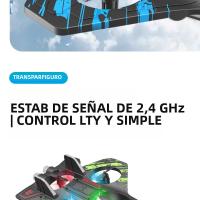 Avión De Combate Remoto Con Luz RC Helicóptero Avión De Juguete De Espuma Control Remoto 2.4G Estilo De Acrobacia Para Interior Y Exterior - details 8