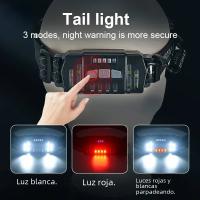 Linterna Frontal LED De Alta Potencia Con Sensor XPE+COB 7 Modos Para Pesca Y Cazalampara De Corbata Recargable Con Batería 18650 - details 21