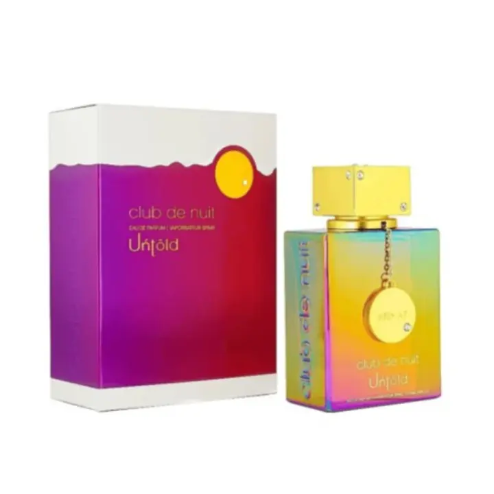 Perfume Árabe original Armaf Club de Nuit Untold EDP 105 ml – Fragancia oriental con oud y ámbar, intensa y duradera. - 1